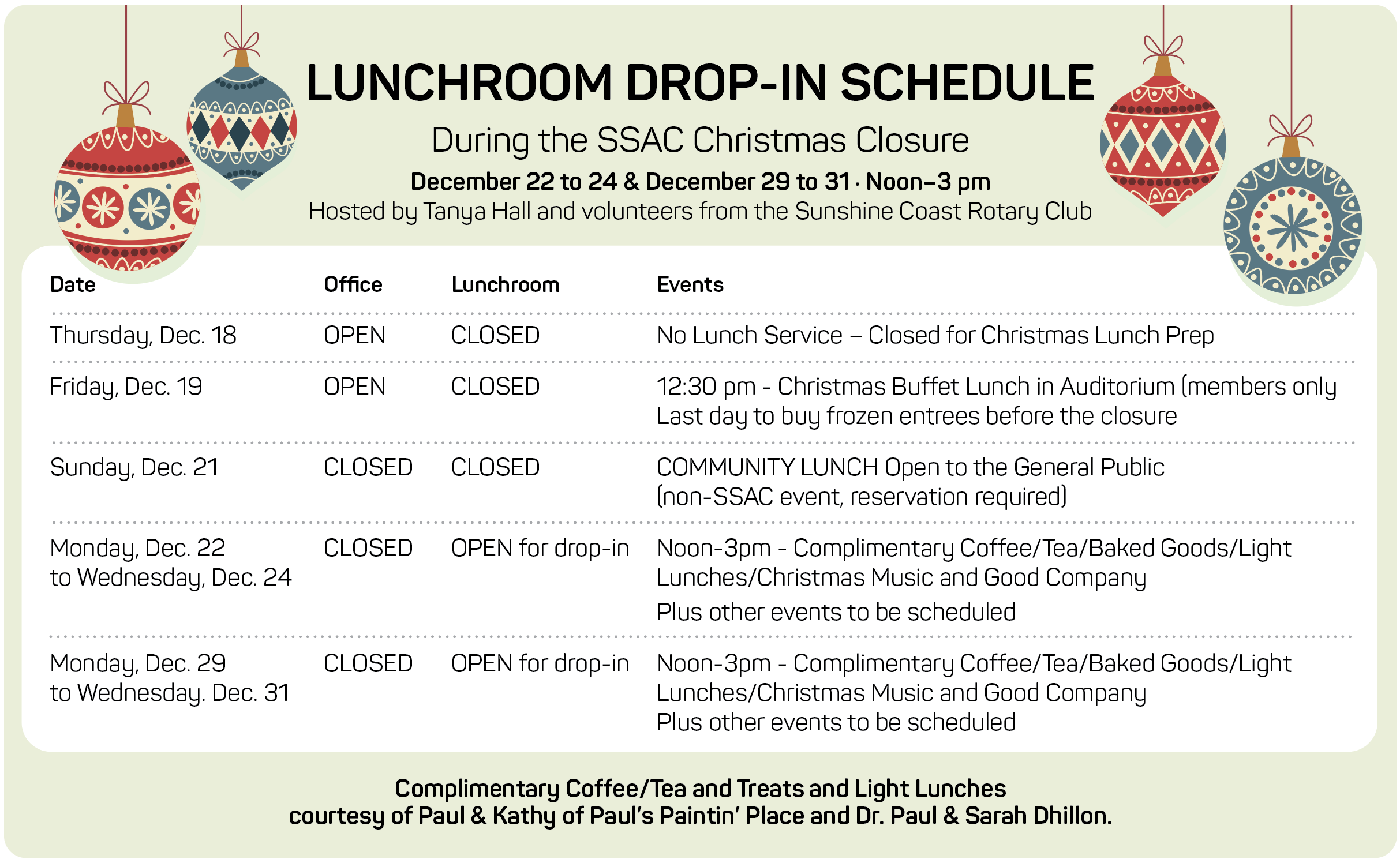 SSAC-2025-HolidaySchedule